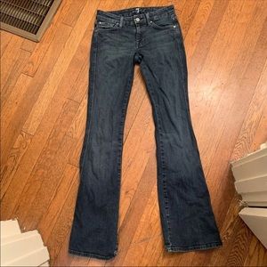 “A” pocket 7 for all mankind jeans